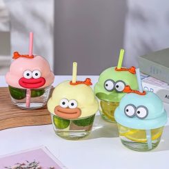 210ml Mini Cartoon Straw Cup