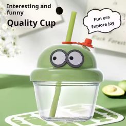 Alternative view of 210ml Mini Cartoon Straw Cup